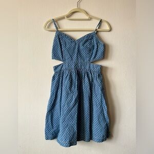 Blue Polka Dot Dress